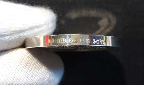 {ECONO BID} RARE PAGLIARI 1981 ROYAL WEDDING STERLING SILVER COIN (UNC) IN CAPSULE