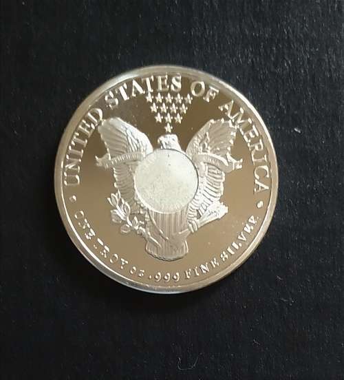 {ECONO BID} SUNSHINE MINT UNITED STATES 1 TROY OZ SILVER LIBERTY COIN (PROOF) (UNC) (IN CAPSULE)