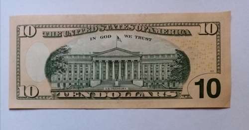 UNITED STATES 10 DOLLAR BANKNOTE UNC