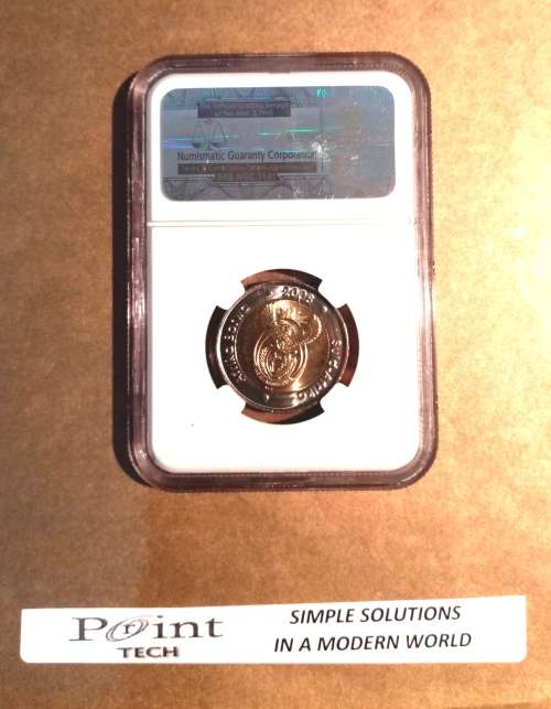 NGC GRADED - 2008 SA MANDELA 90TH BIRTHDAY COIN - MS 65