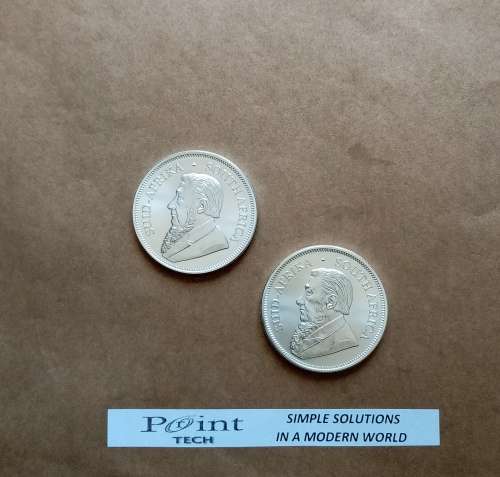 2 X 1 OZ SILVER 2019 KRUGERRANDS (UNC)