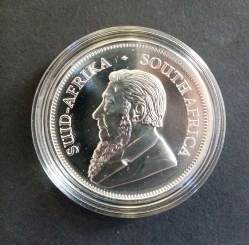 1 OZ FINE SILVER KRUGERRAND UNC - 2020