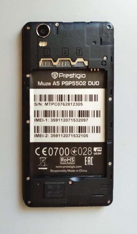 PRESTIGO A5 MUZE SMARTPHONE (DEMO MODEL) HARDLY USED