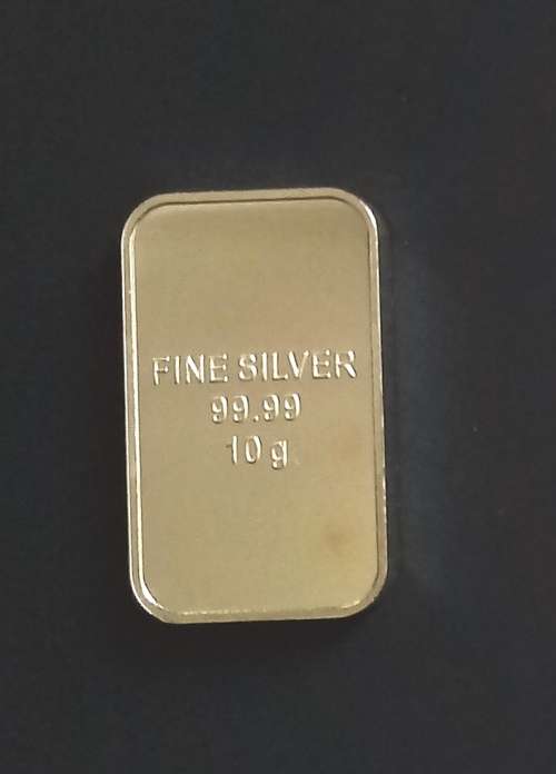 99.99% SILVER BULLION 10 GRAM BARS