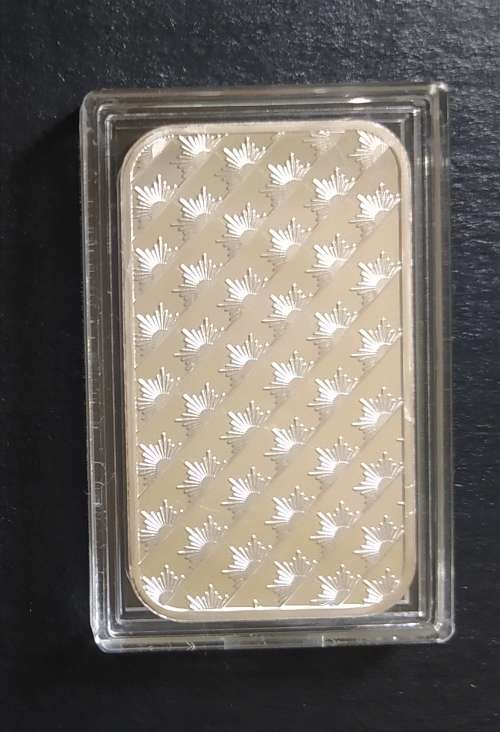 SUNSHINE MINT 1OZ FINE SILVER BAR (IN CAPSULE)(UNC)