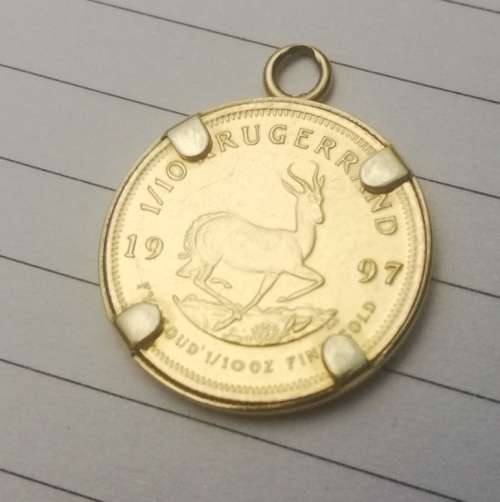 30th Anniversary 1997 1/10 Kruger Rand necklace