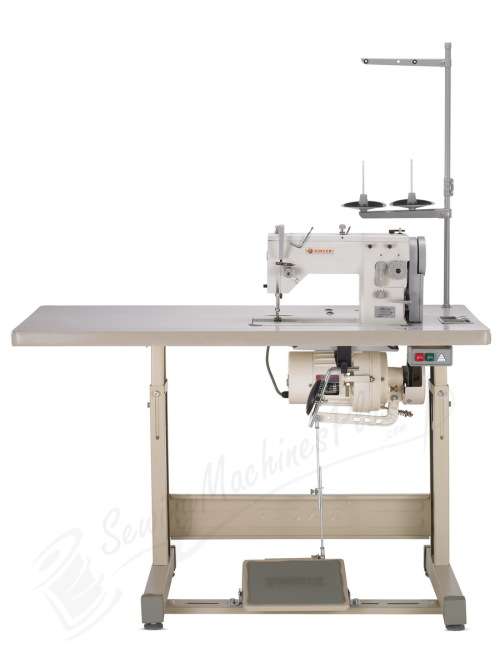 Singer 20U109 Straight Stitch and Zig Zag Industrial Machine w/ Table and Motor