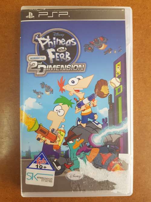 Phineas & Ferb: Across the 2nd Dimension- Complete- PsP