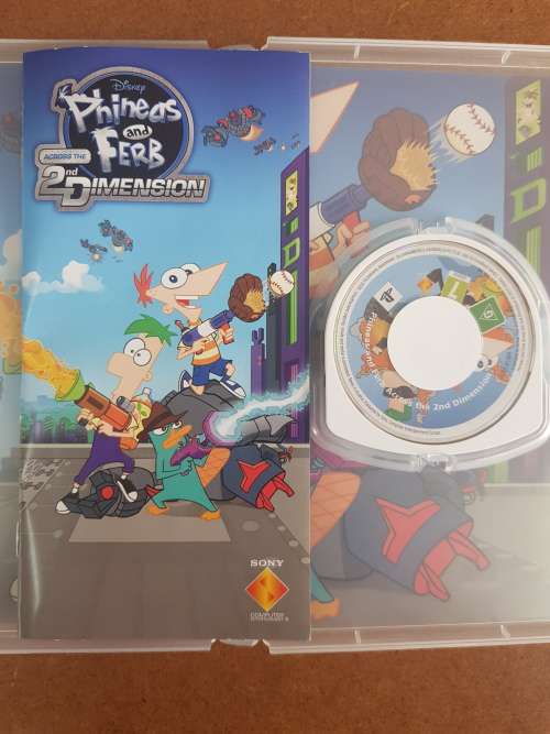 Phineas & Ferb: Across the 2nd Dimension- Complete- PsP
