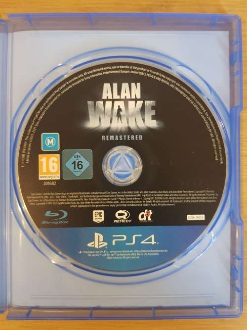 Alan Wake- Ps4