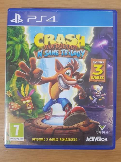 Crash Bandicoot: N`sane Trilogy- Ps4