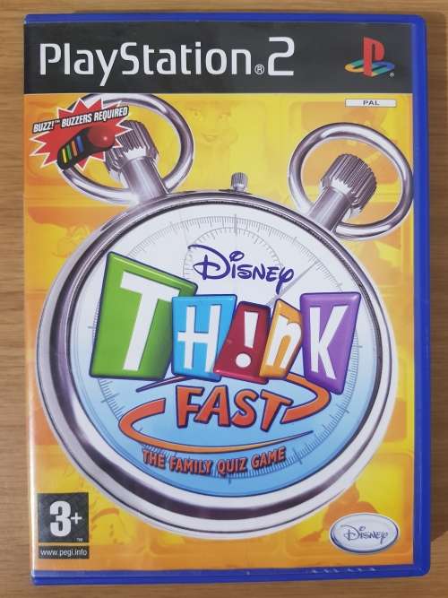 Disney Think Fast- Ps2- Complete