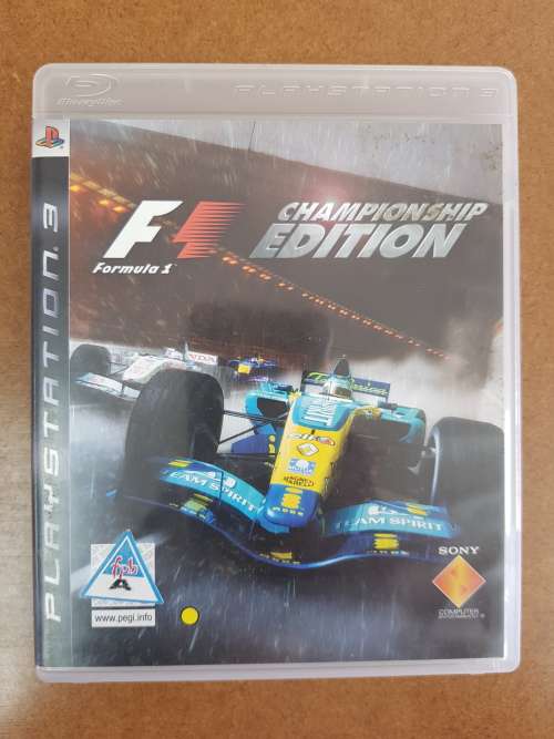 Formula 1 (Championship Ed.)- Ps3- Complete