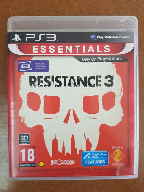 Resistance 3(Essentials)- Ps3- Complete