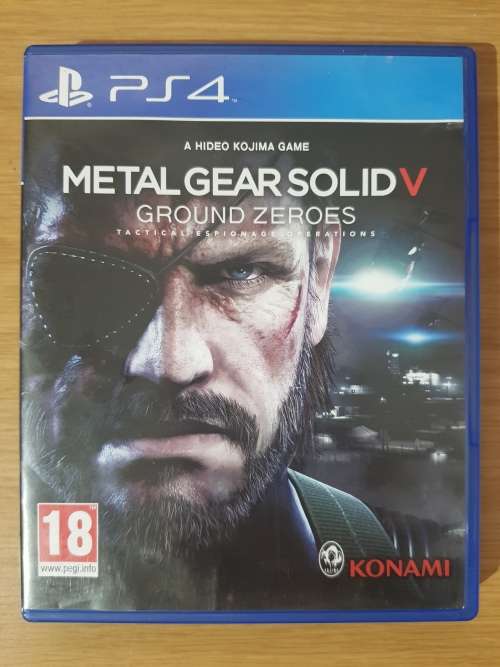 Metal Gear Solid 5: Ground Zeroes- Ps4- Complete