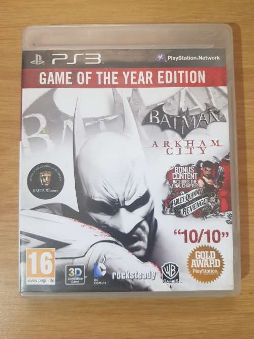 Batman Arkham City(Game of the Year Ed.)- Ps3- Complete