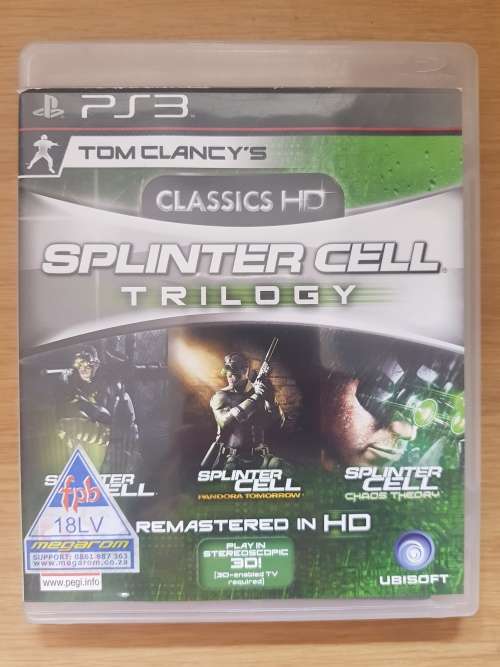 Splinter Cell Trilogy- Ps3- Complete