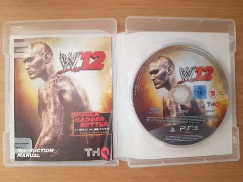 WWE `12- Ps3- Complete