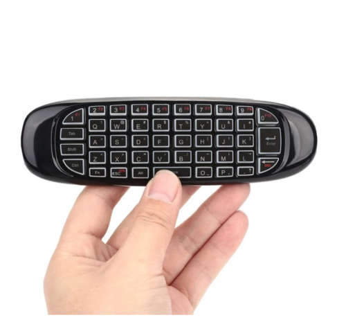 2.4GHz Rechargeable Wireless Fly Air Mini Mouse Keyboard Remote Control for Android Windows