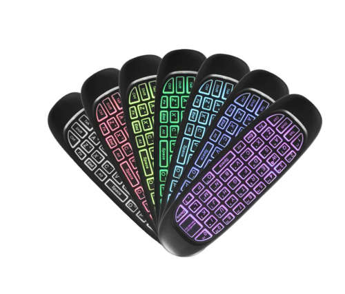 2.4GHz Rechargeable Wireless Fly Air Mini Mouse Keyboard Remote Control for Android Windows