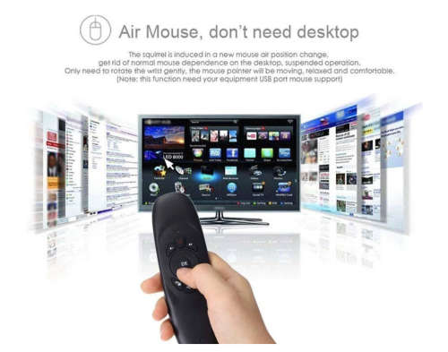 2.4GHz Rechargeable Wireless Fly Air Mini Mouse Keyboard Remote Control for Android Windows