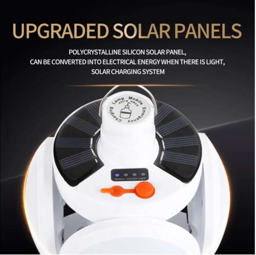 LED Solar Torch USB Rechargeable Outdoor Camping Lamp Emergency Lights Waterproof Night Light