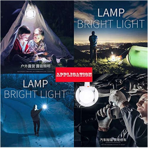 LED Solar Torch USB Rechargeable Outdoor Camping Lamp Emergency Lights Waterproof Night Light
