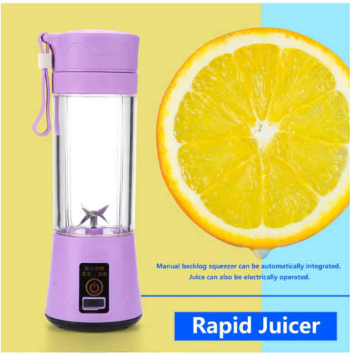 Portable Blender USB Mixer Electric Juicer Machine Smoothie Blender 380ml Mini Food Processor Person