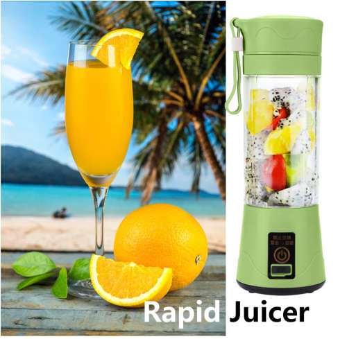 Portable Blender USB Mixer Electric Juicer Machine Smoothie Blender 380ml Mini Food Processor Person
