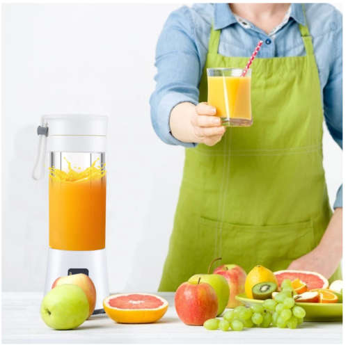 Portable Blender USB Mixer Electric Juicer Machine Smoothie Blender 380ml Mini Food Processor Person
