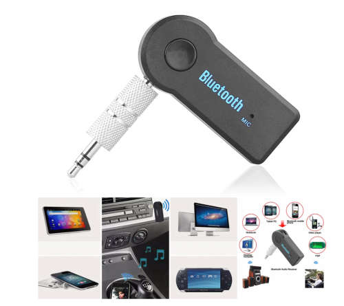 2 in 1 Wireless Bluetooth 5.0 Receiver Transmitter Adapter 3.5mm Jack For Car Music Audio Aux