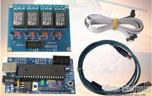 USB Multi Functional Voltage Meter Tachometer Square Wave Signal Generator 4 Port Relay Controller