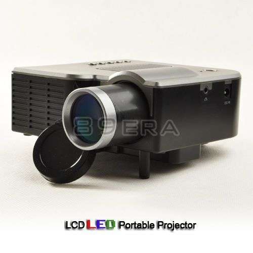 Portable Mini Micro Multimedia LED+LCD Projector With 3in1 AV input 30 ANSIL Lumens