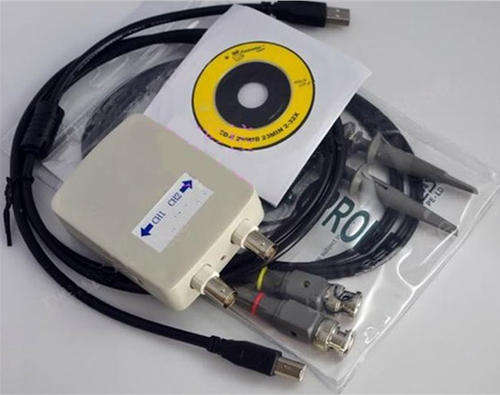 USB PC Dual Channel Digital Storage Oscilloscope 20MHz SData Logger Recorder spectrum analyzer