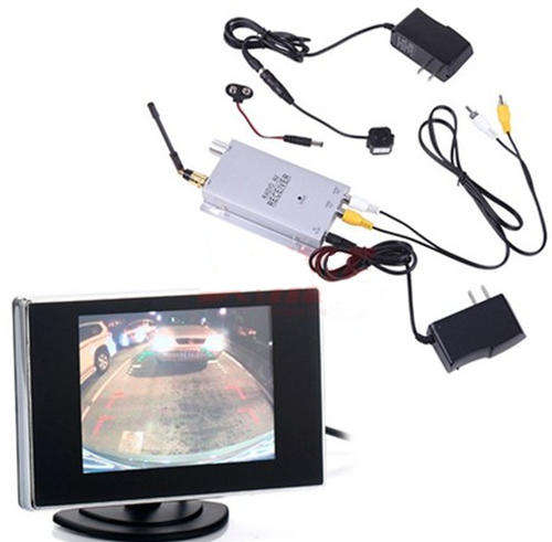 Hidden Pinhole Mini Tiny Wireless Camera CCTV Security Video with TFT LCD Monitor