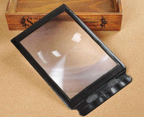 Pocket XL Page Fresnel Lens Flexible Reading Magnifier Magnifying