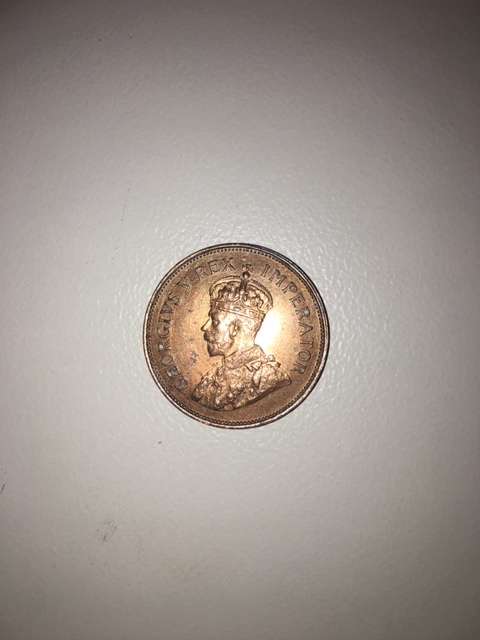 1936 1/2d HALF PENNY SOUTH AFRICA GEORGEIVS