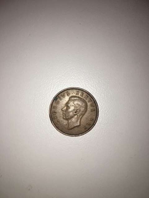 1950 1/2d HALF PENNY SOUTH AFRICA