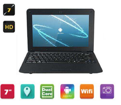 7 inch HD Netbook pc. Thin Design. Android OS. Wifi, USB Modem and Ethernet feature