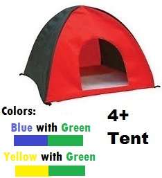 4 Man + All Weather Camp Tent. Good Design, Great Value. includes a carry bag