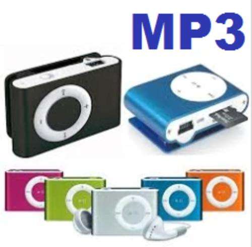 Slim Mp3 player. Metalic with clip. Can also be used as a USB Flash Drive