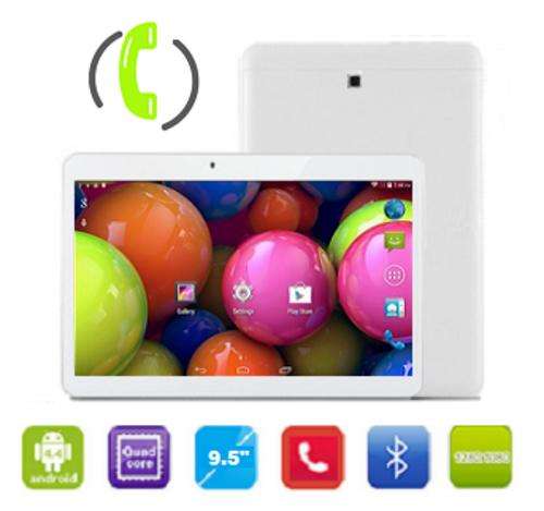 9.6 inch Smart Phone Tablet pc. With Keyboard. 4G Internet, SMS, MMS and social media feature.