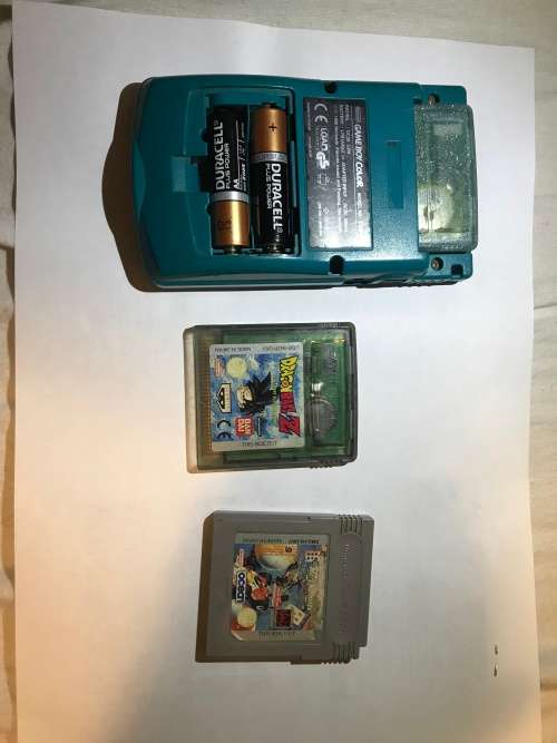 GameBoy Color Console + 3 Games inc Pokemon Crystal - Game Boy Colour (Retro)