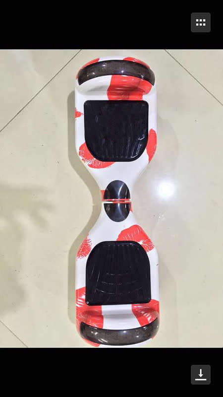 6.5" HOVERBOARD, TWO WHEEL BALANCING  WITH LED LIGHTS, AND BLUETOOTH