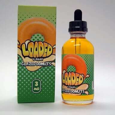 VAPE E LIQUID (LOADED) GLAZED DONUTS 120 ML AND 3 MG