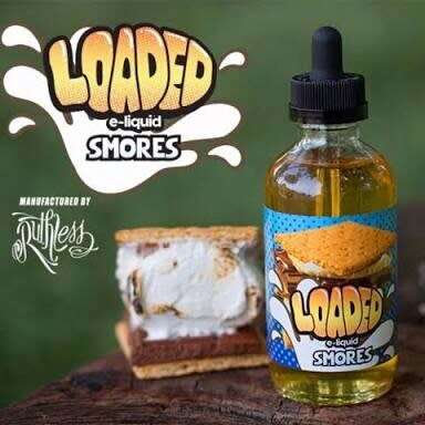 VAPE E LIQUID (LOADED) SMORES 120 ML AND 3 MG