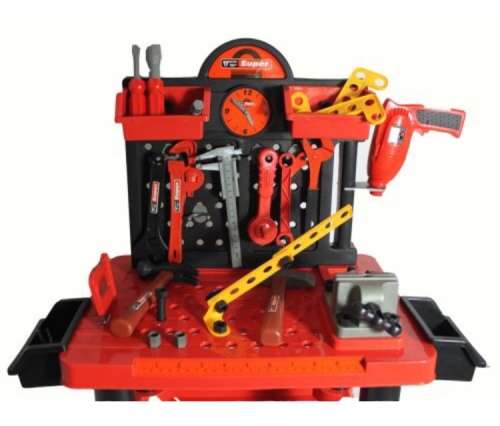 Bricolage Construction Tinker Tool Bench and Tool Set Playset Toy