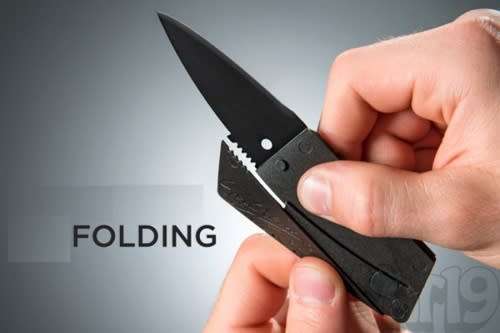 Folding Credit Card Knife (VERY SHARP)