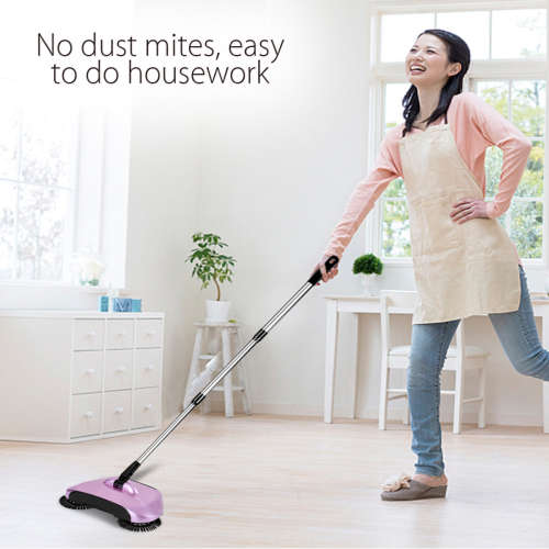 Magic Automatic Hand Push Sweeper Household Broom Cleaning Without Electricity