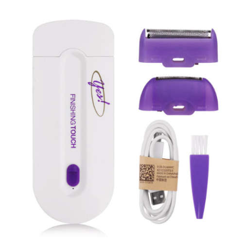 YES Finishing Touch Free Hair Remover with Laser Sensor Light Safely Shaver